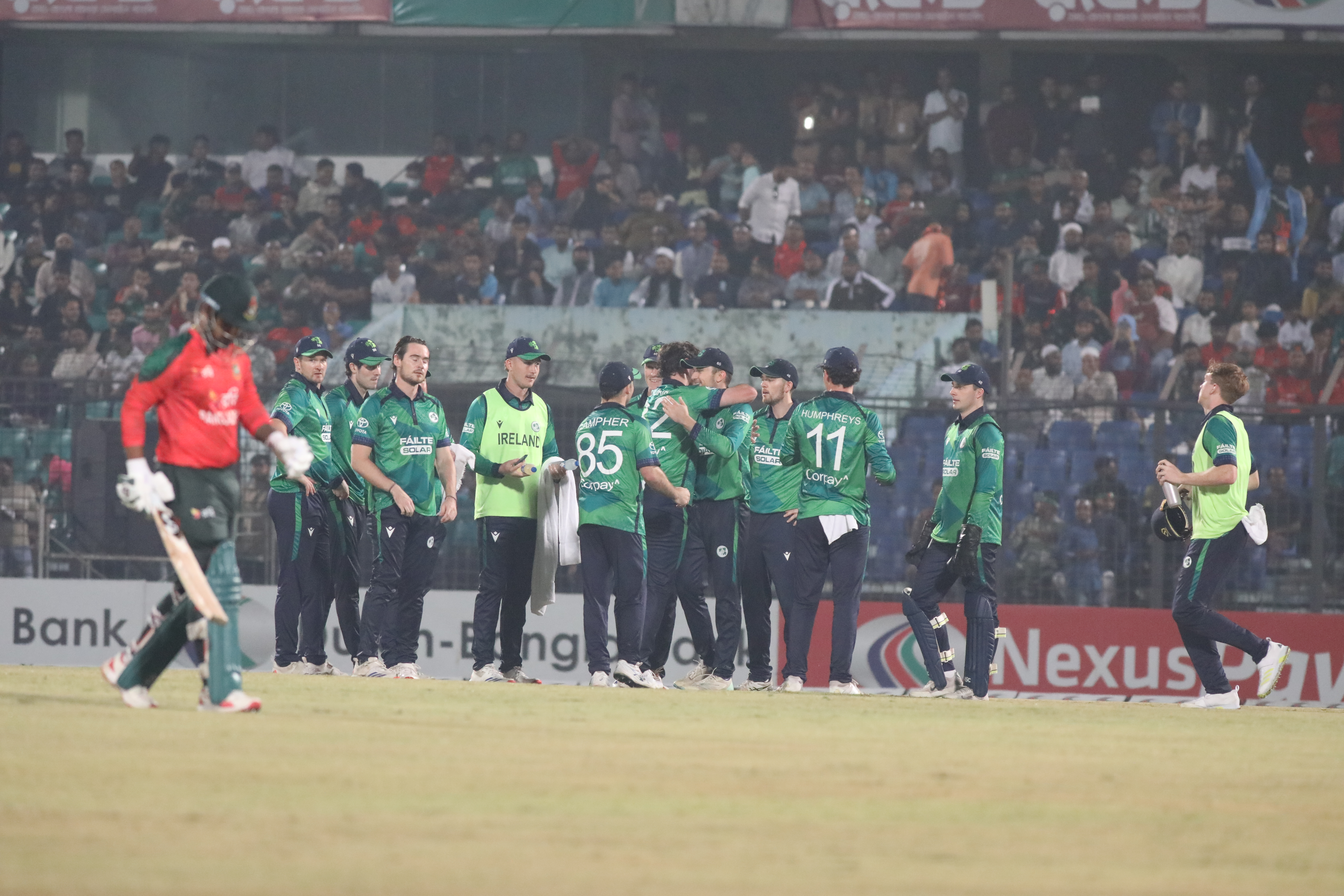 Hridoy's career-best score in vain as Ireland thrash Tigers in 1st T20I