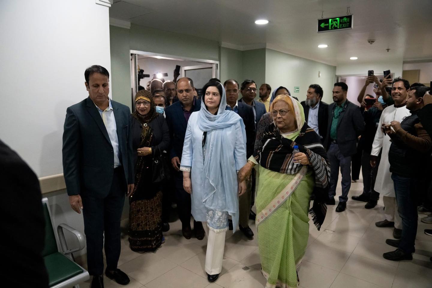 Zubaida Rahman leaves Evercare Hospital after visiting Khaleda Zia