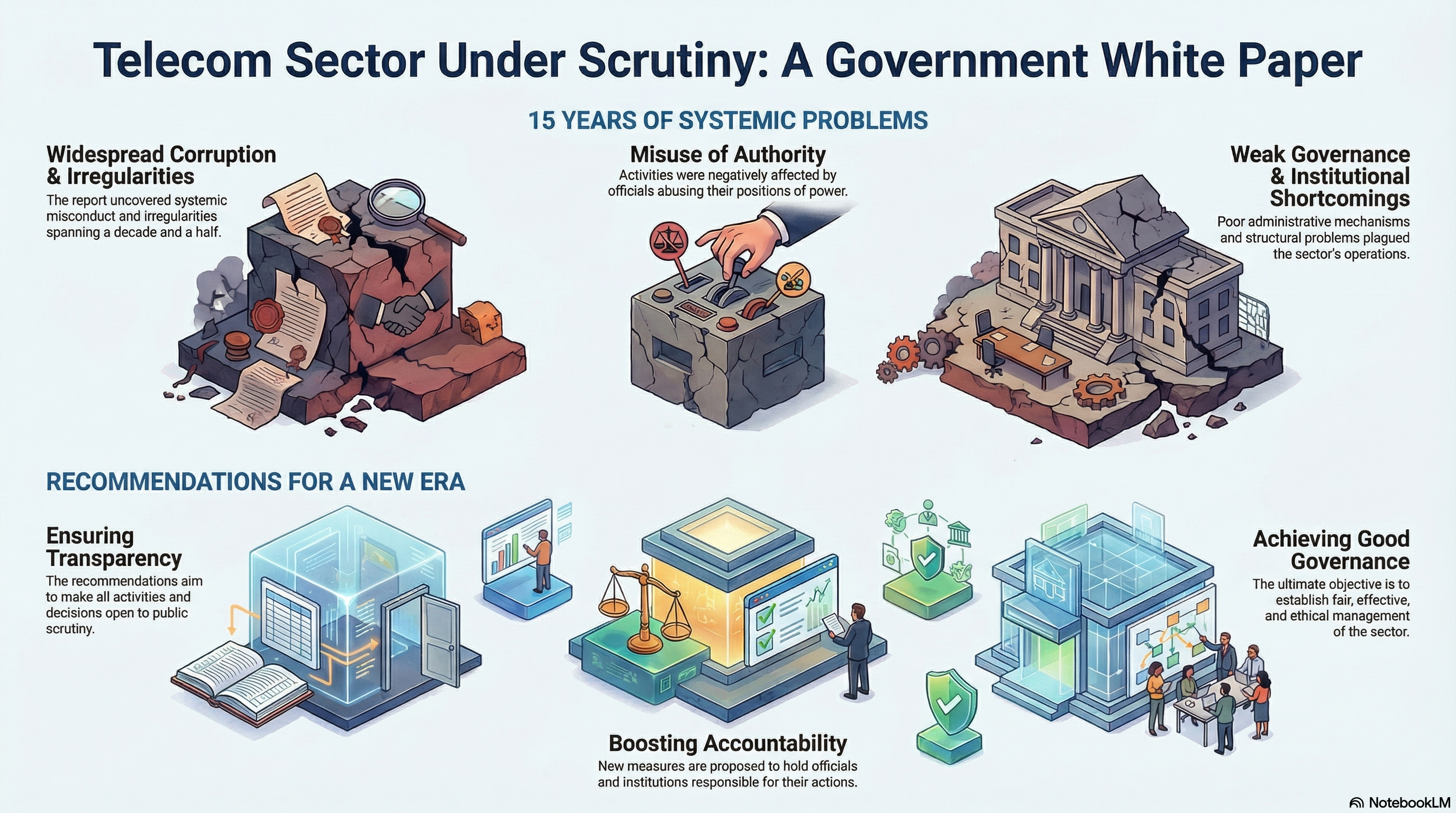 Govt publishes white paper on telecom sector  