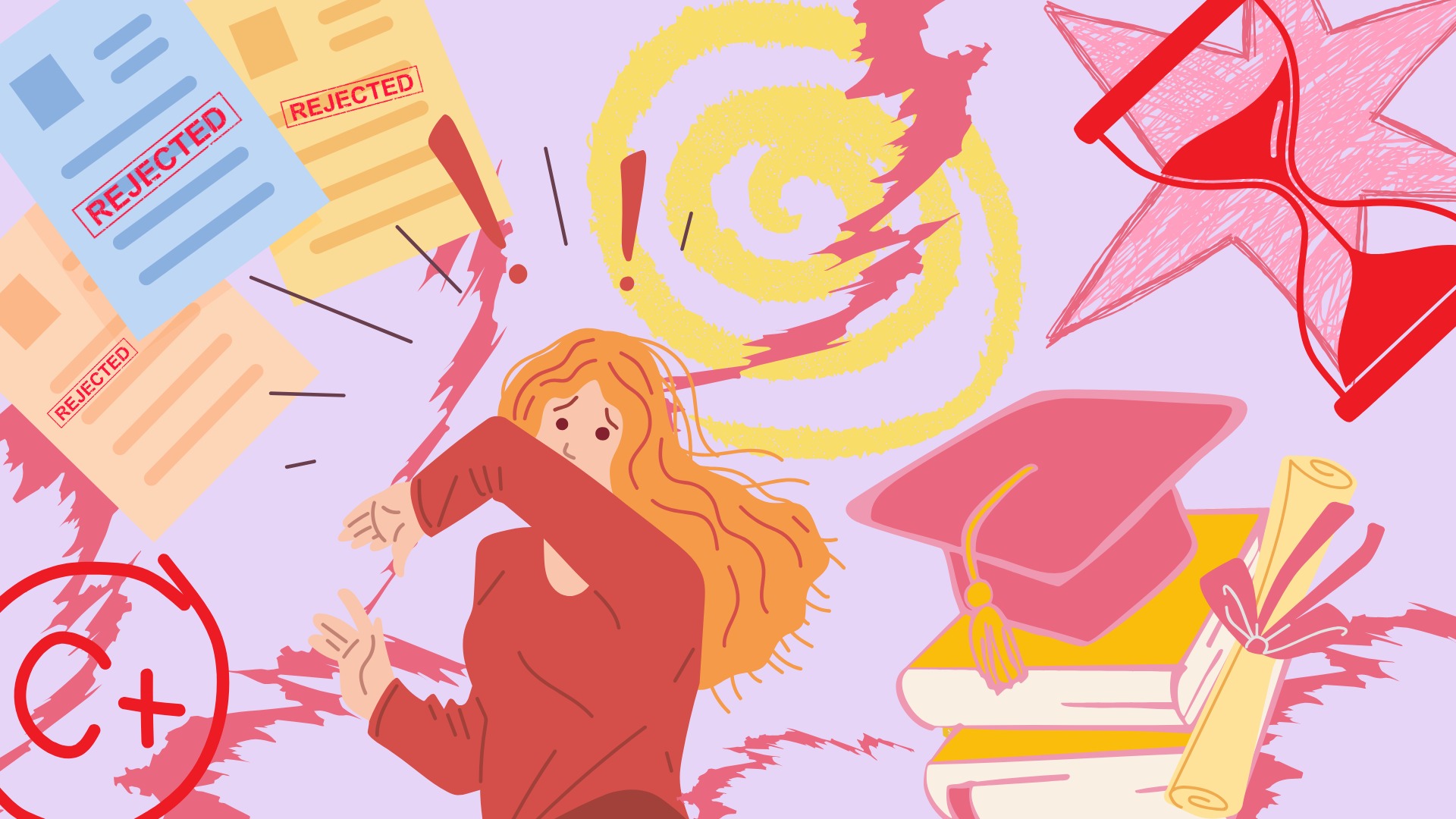 The anxiety of facing the job market as final-year university students