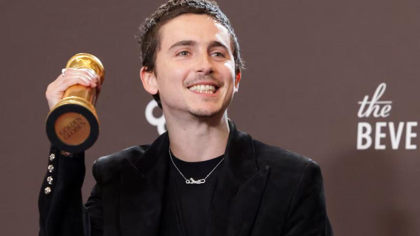 Chalamet triumphs over DiCaprio at Hollywood’s Golden Globes