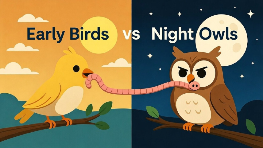Morning people think they’re better — night owls disagree