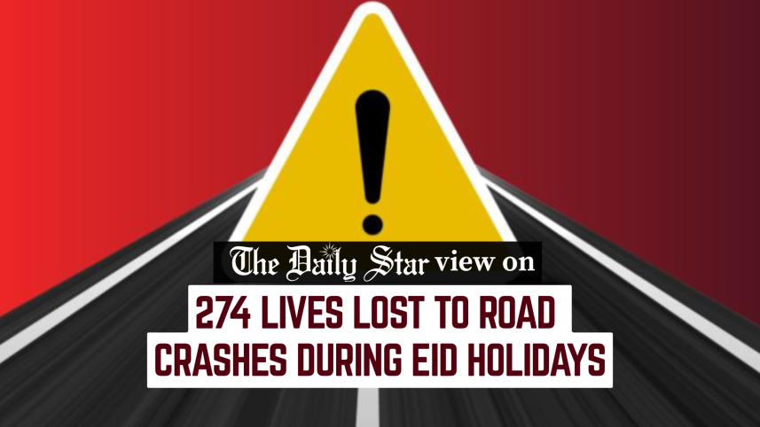 274 lives lost to road  crashes during Eid holidays.png