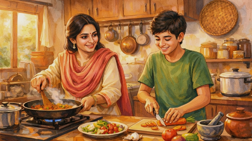 Teaching boys to cook can rewrite gender roles at home