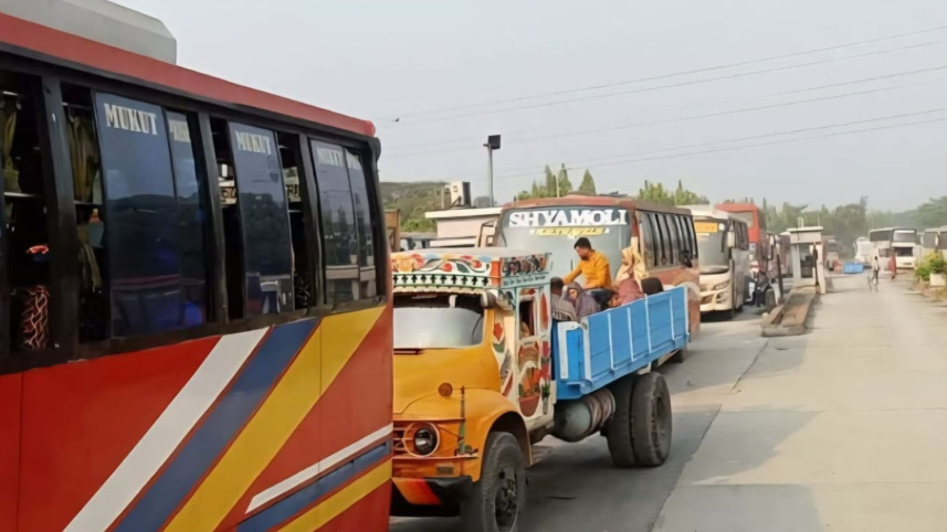 10km traffic tailback hits Jamuna Bridge as holidaymakers return after ...