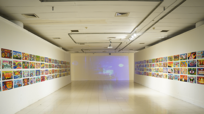 Folk art exhibition ‘Dharon’ underway at Shilpakala Academy