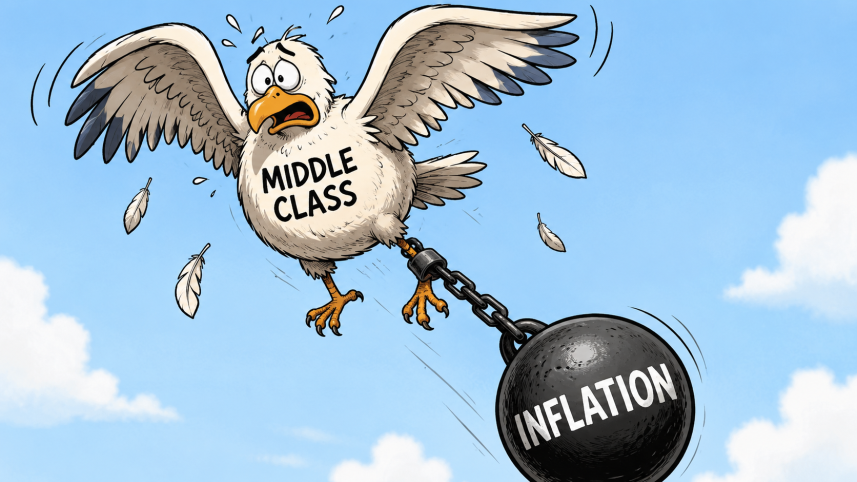 Rising inflation Is the middle class the new poor