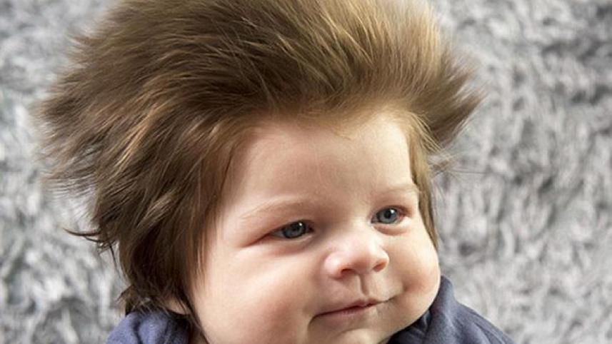 baby with amazing hair , Internet sensation, Junior Cox-Noon, Socially trending