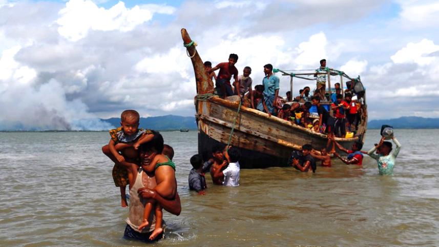 Rohingya island relocation