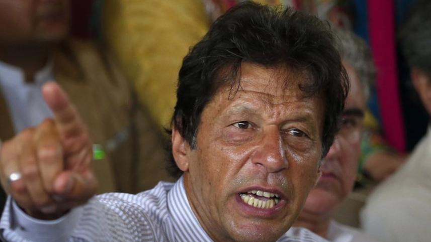 Pakistani opposition leader Imran Khan