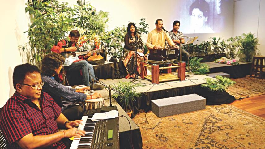 Artistes perform at the programme