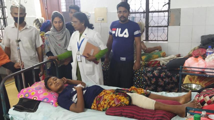 Boy attacked by crocodile