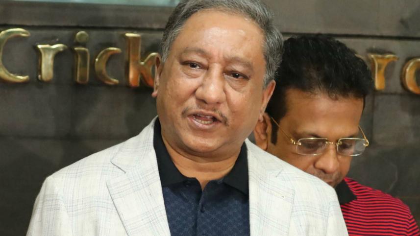 BCB president Nazmul Hassan Papon