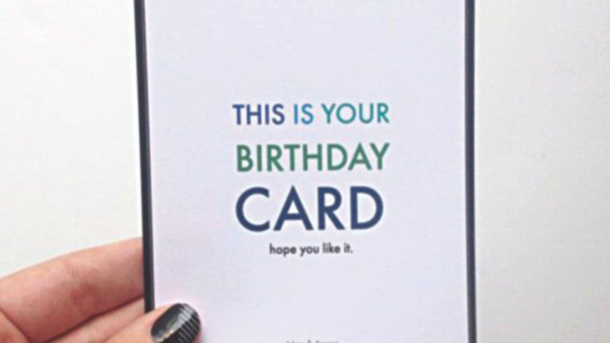Birthday card