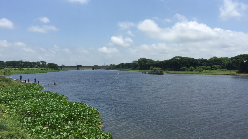 Brahmaputra river water swelling