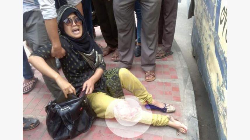 Bus Accident in Dhaka