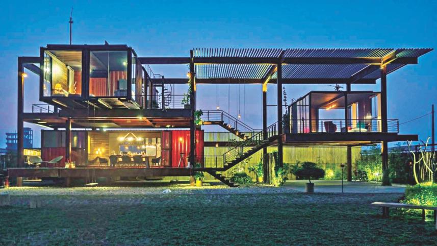 Chilling in a container