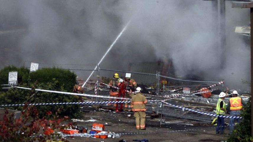 China rail tunnel blast
