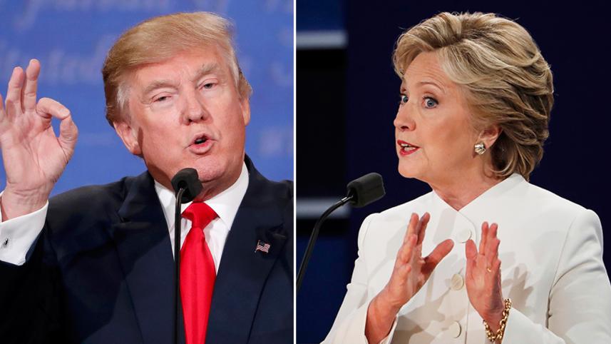 Donald Trump and Hillary Clinton