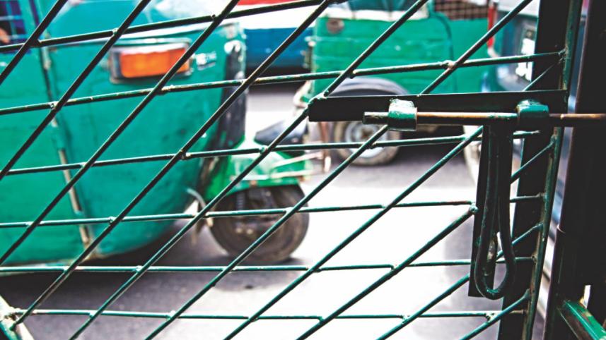 CNG auto-rickshaw strike