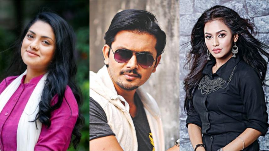 Arifin Shuvoo, Nusrat Imrose Tisha and Nusraat Faria