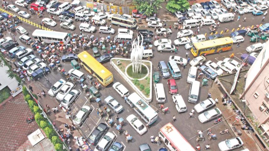 Dhaka's traffic congestion