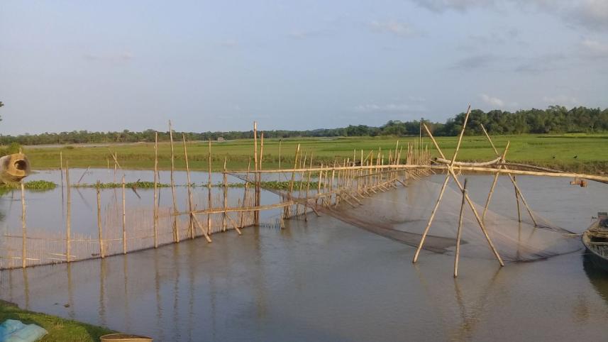 Dhamai river fenced.jpg