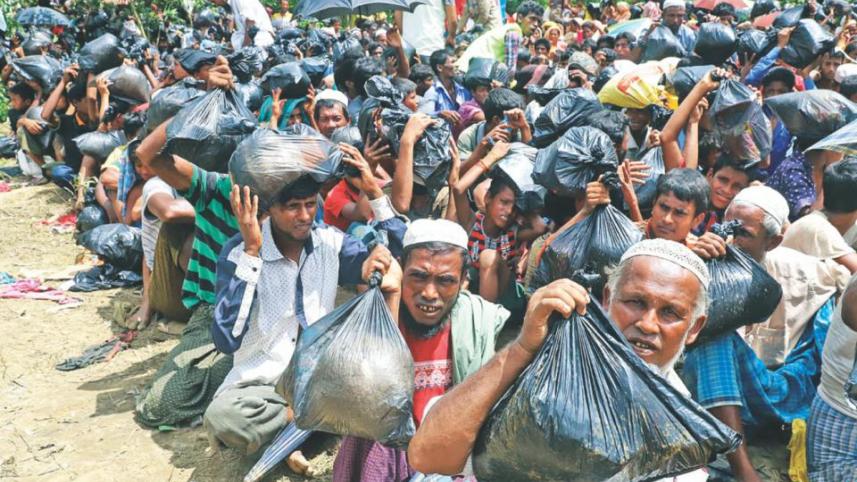 Police instruct locals not to rent out their houses to the Rohingya refugees, who have entered Bangladesh after fleeing persecution in Myanmar.