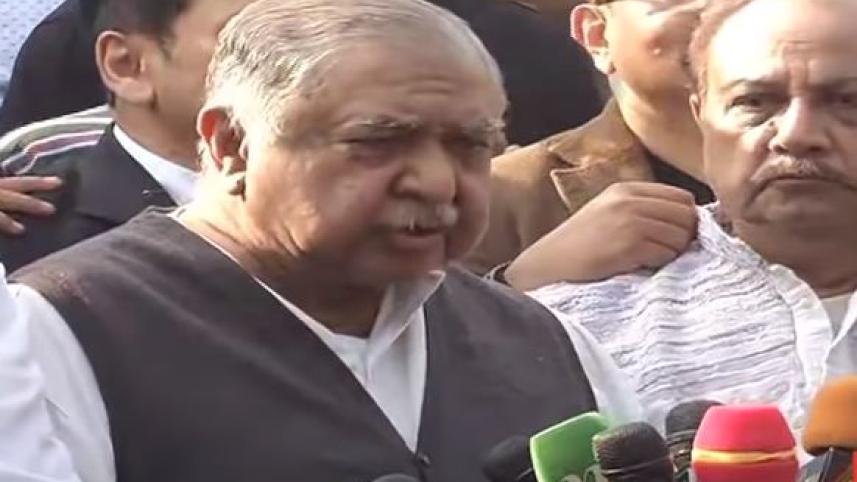 Jatiya Oikyafront leader Dr Kamal Hossain