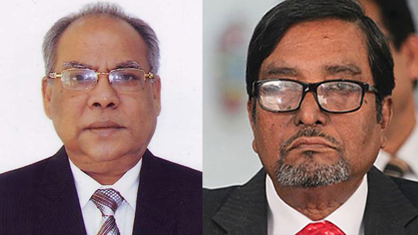 Rafiqul Islam left and Mahbub Talukder