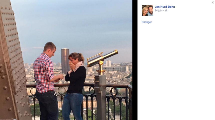 Eiffel Tower engagement