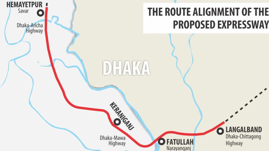 40km Dhaka Elevated Expressway