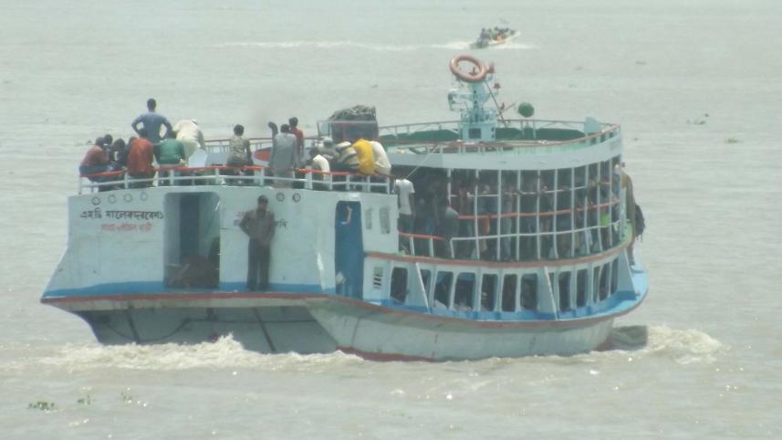 Shimulia-Kathalbari ferry services halted