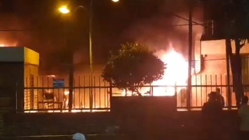 Fire united hospital