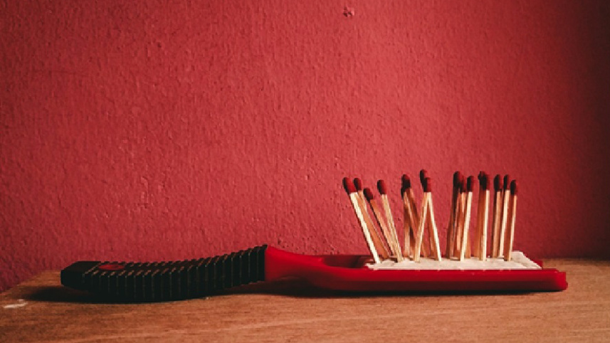 'Fire Brush', a photograph by Redwan Ahmed Araf.jpg