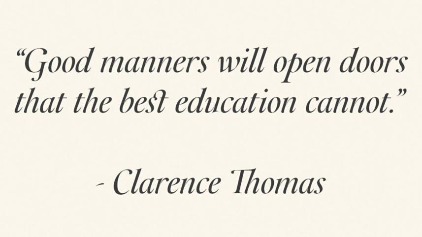 Good manner