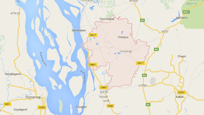 Gopalpur-Tangail-map