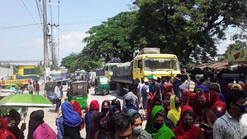 workers demo for salary