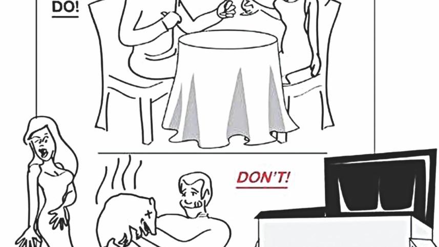 How to act on a first date