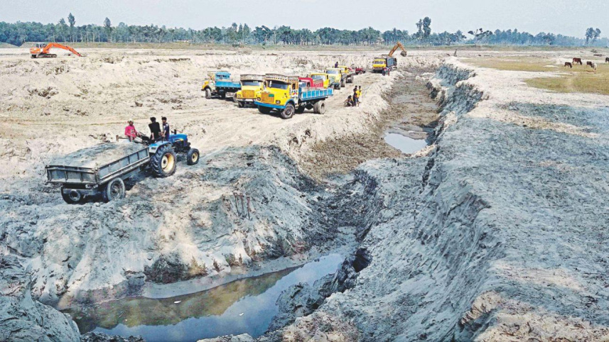 illegal dredging