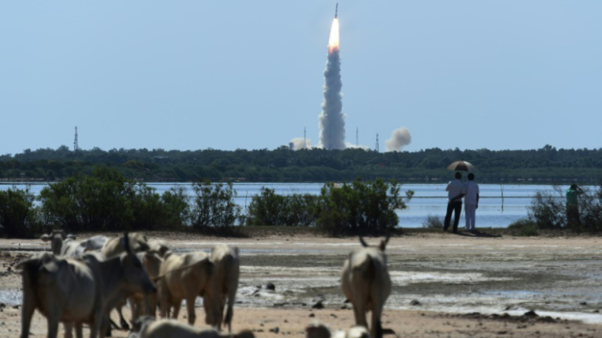 Indian rocket launch