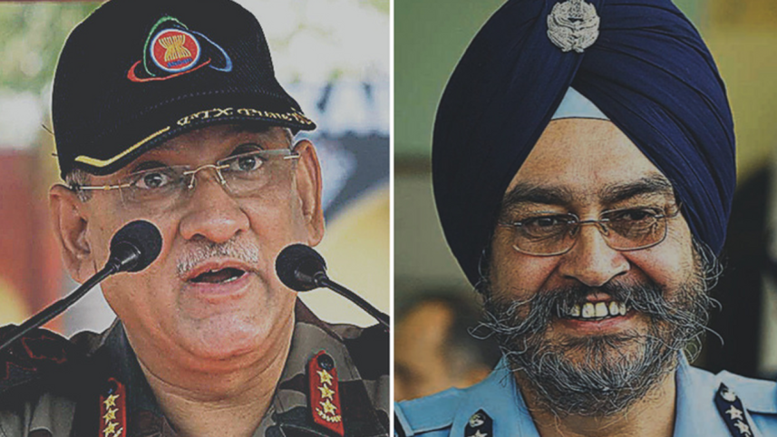 India army, air chiefs