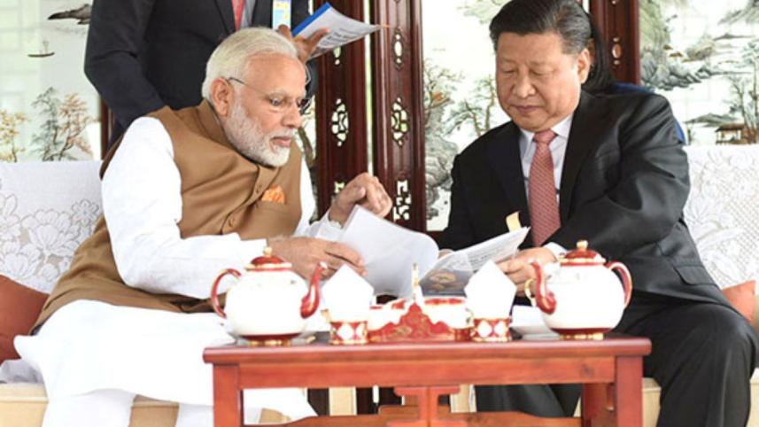 India's Prime Minister Narendra Modi and Chinese President Xi Jinping