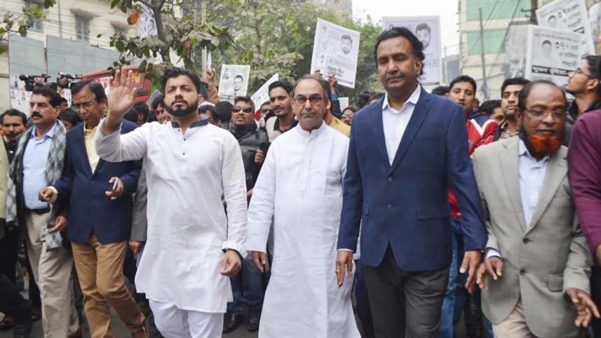 BNP mayoral candidate Ishraque Hossain