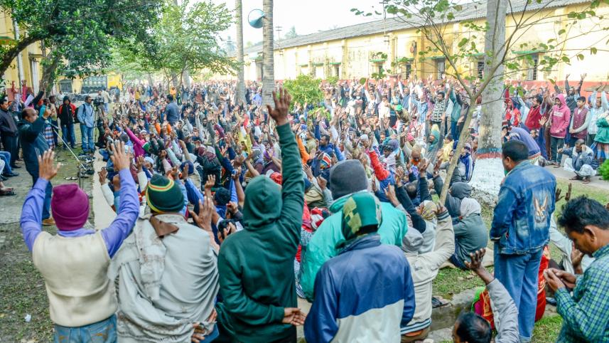 Jute mill workers hunger strike.jpg