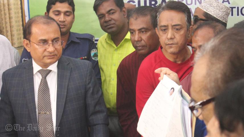 Khaleda Zia's nomination paper submission