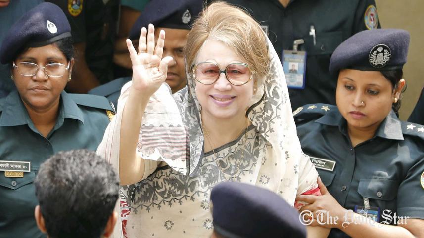 Khaleda Zia jail in Comilla arson case