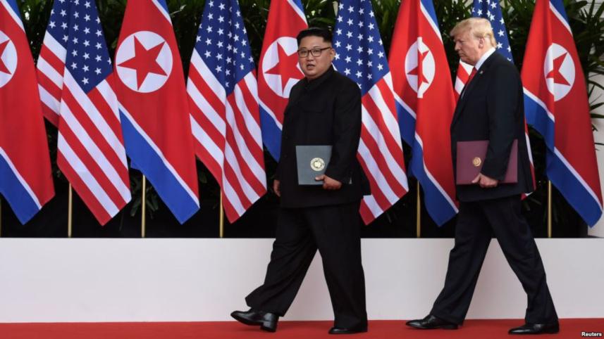Kim and Trump