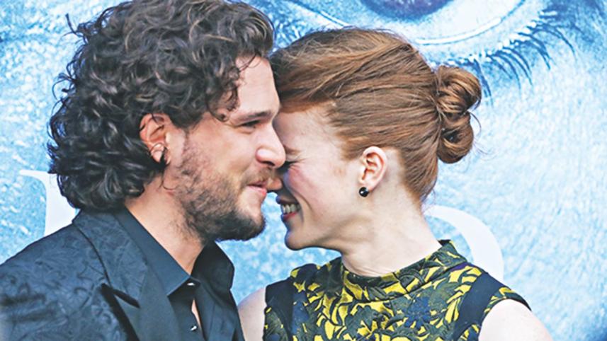 Kit Harington and Rose Leslie