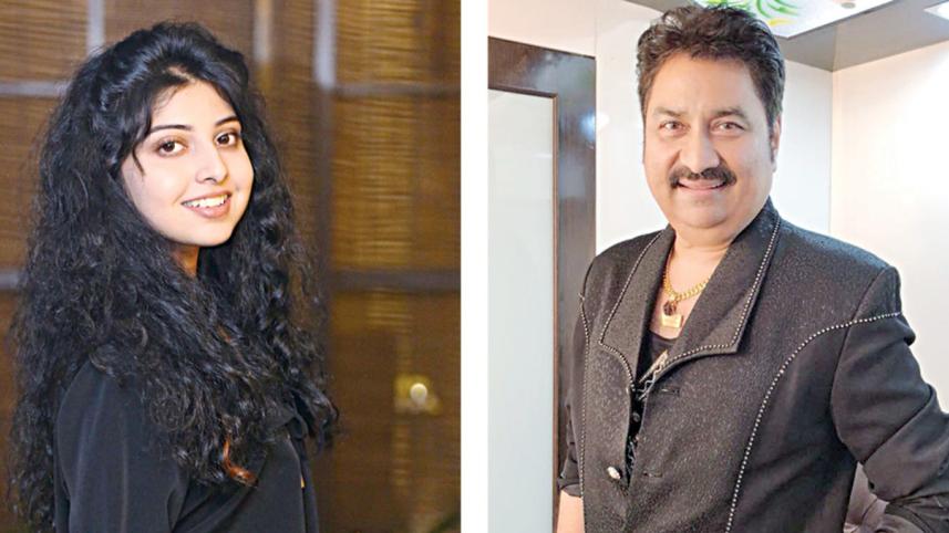 Singer Kumar Sanu and Porshi